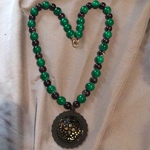 Handmade statement necklace. Boho style